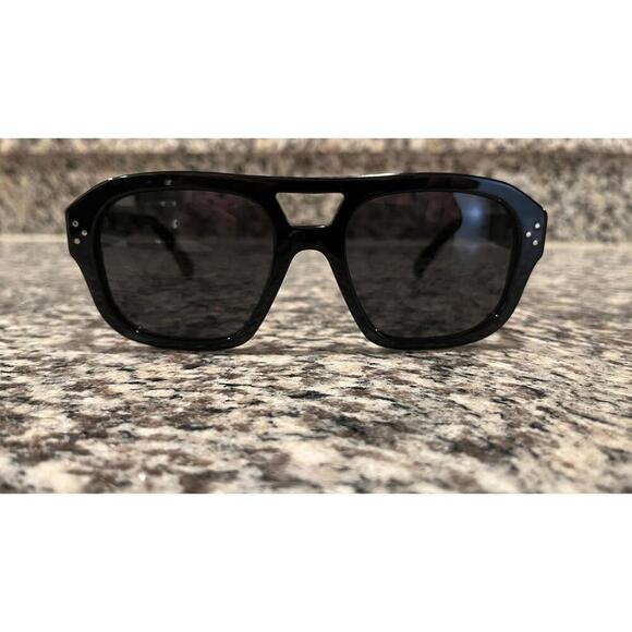 CELINE CL40205U Acetate Aviator Sunglasses - Picture 2 of 11